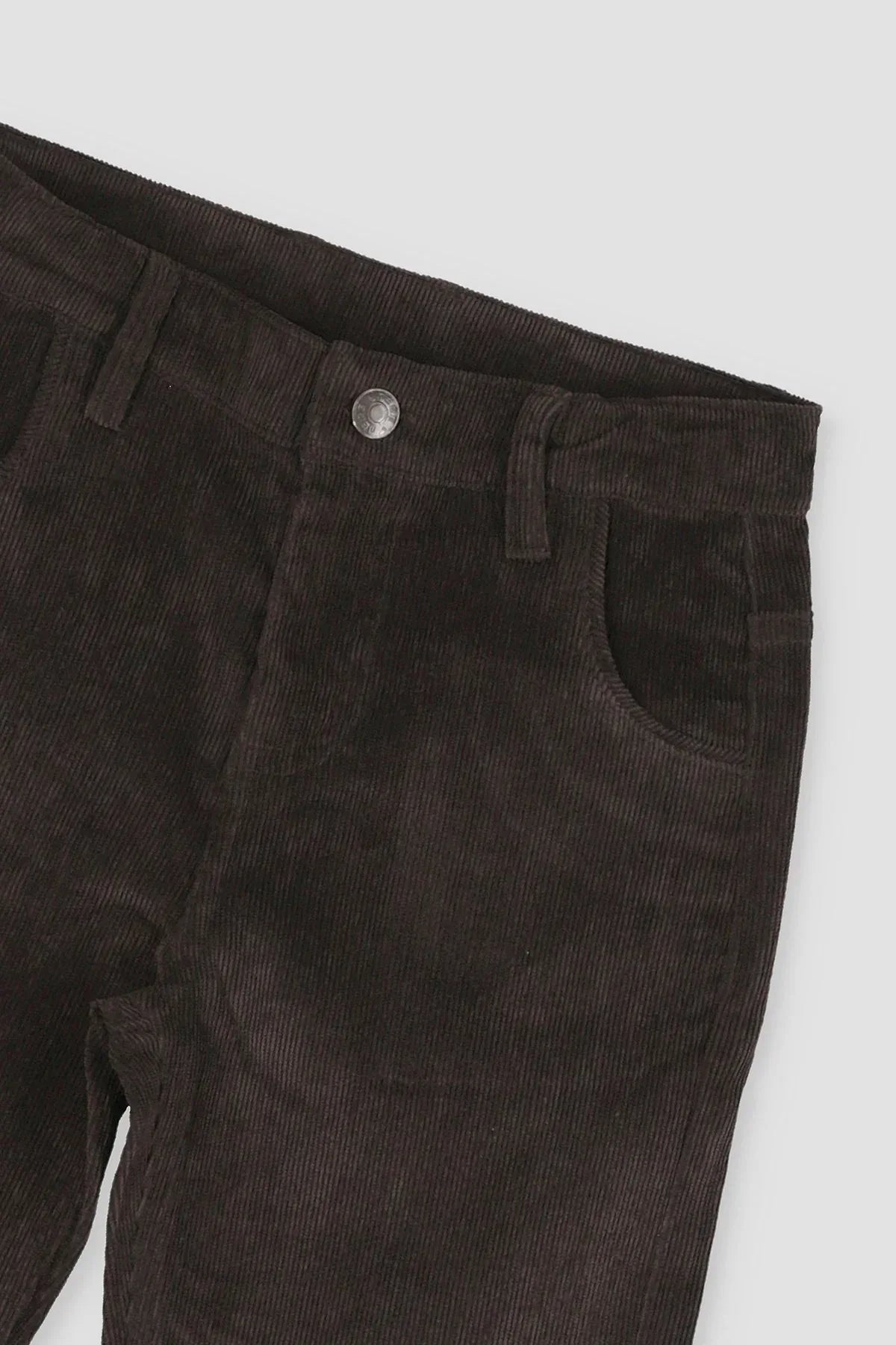 5 Pockets Corduroy Pant For Boy - Brown